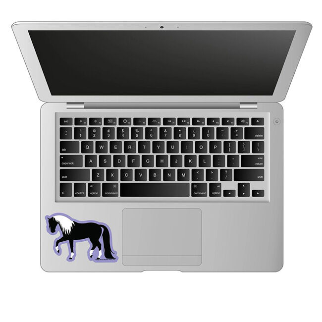 Horse Hollow Press Die-Cut Sticker - Purple Horse image number null