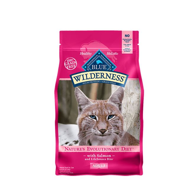 Blue Buffalo Wilderness Dry Cat Food - Salmon-5 lb  image number null