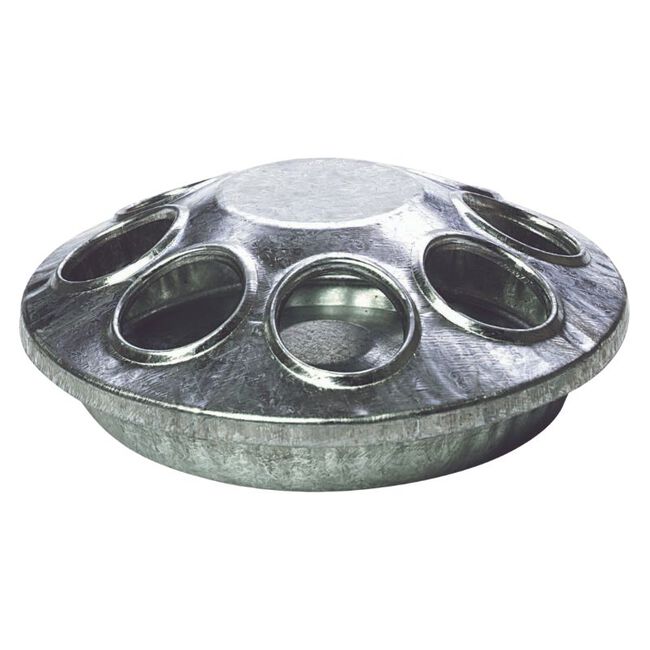 Little Giant Round Metal Chick Feeder image number null