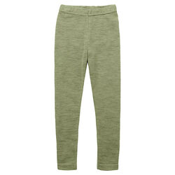 Engel Kids' 100% Wool Leggings - Sage Melange
