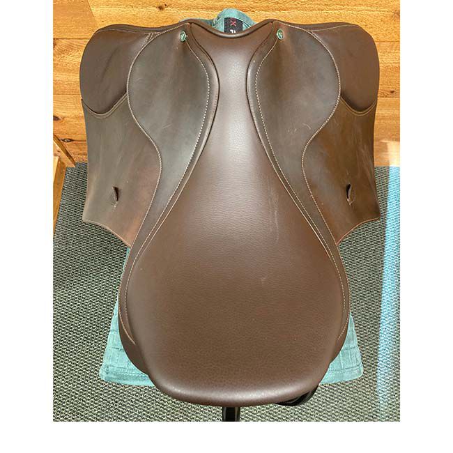 Used Bates Arena All Purpose Saddle - Brown - 18" image number null
