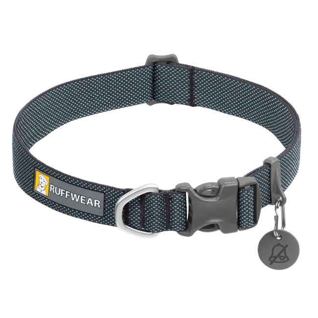 Ruffwear Hi & Light Lightweight Dog Collar - Basalt Gray image number null