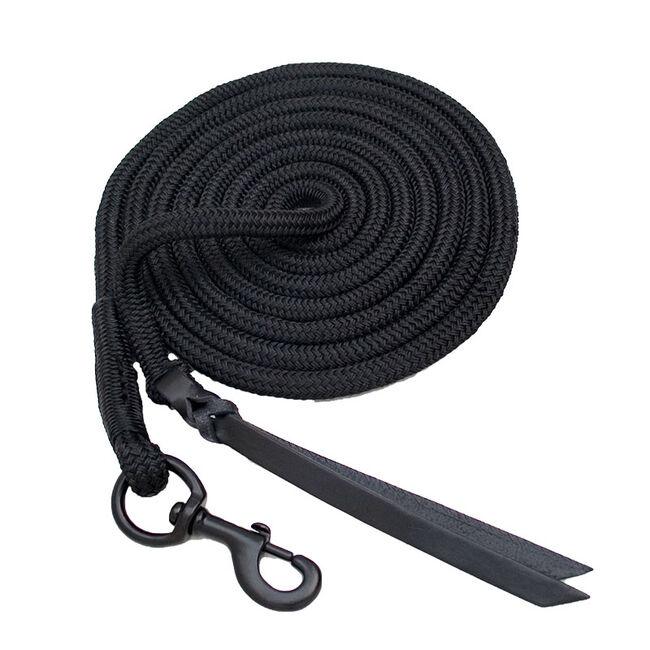 Blocker 12' Lead Rope with Double Leather Popper image number null