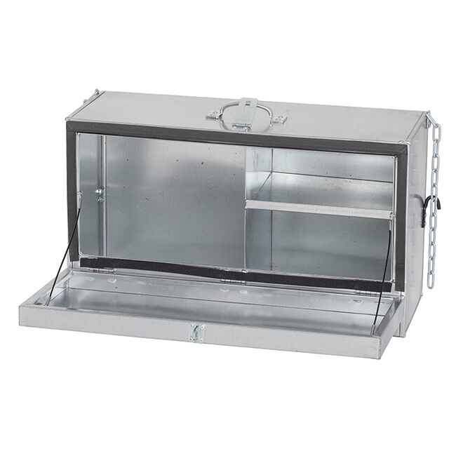 Weaver Livestock Mini Deep Hanging Showbox - Galvanized - Closeout image number null