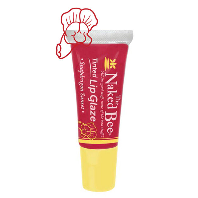 The Naked Bee Tinted Lip Glaze - Snapdragon Sunset - 9 mL image number null