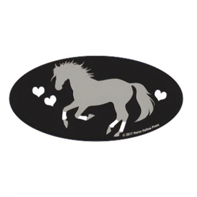 Horse Hollow Press "I Love Horses with Hearts" Oval Sticker image number null