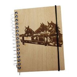 Genesis 3D Pocket Journal - Horses at Fence