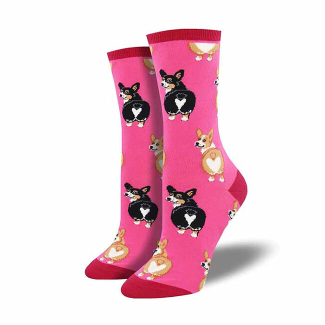 GT Reid Socks - Pink Corgi Butts image number null