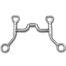 Myler HBT Shank with Narrow Low Ported Barrel MB 43LP