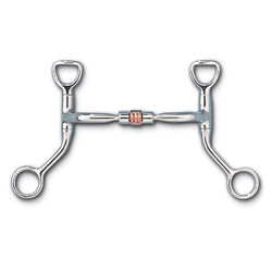 Myler HBT Shank Bit with Comfort Snaffle with Copper Roller MB 03