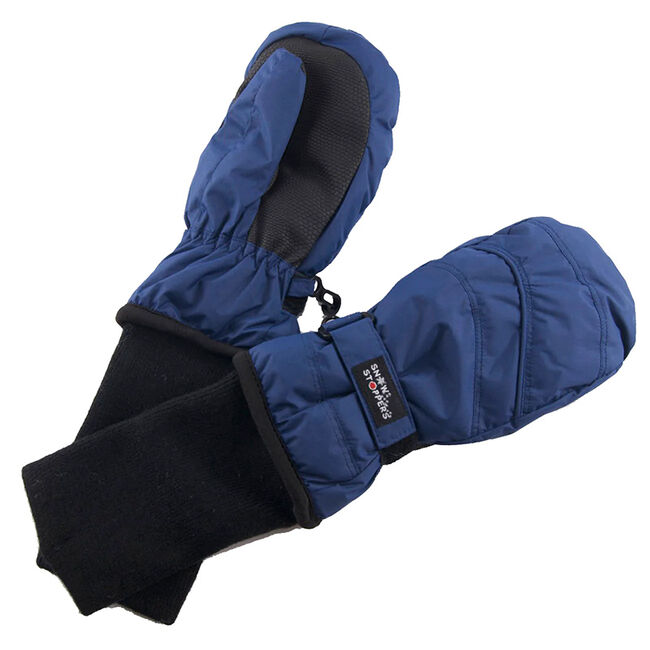 SnowStoppers Kids' Original Extended Cuff Mittens - Navy image number null