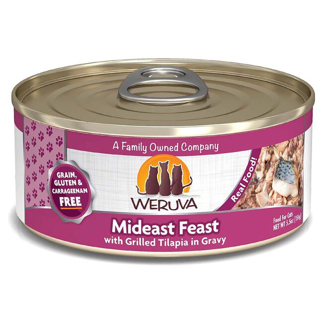 Weruva Classic Cat Food - Mideast Feast with Grilled Tilapia in Gravy image number null