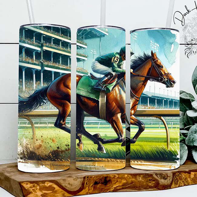 Dark Horse Dream Designs Tumbler - Derby Winner image number null