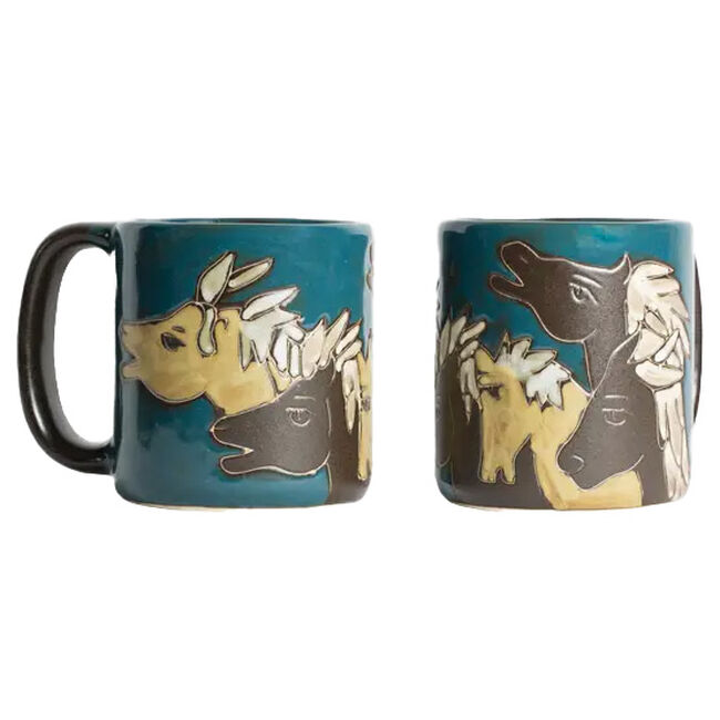 Galleyware Mara Stoneware Mug - Horses image number null