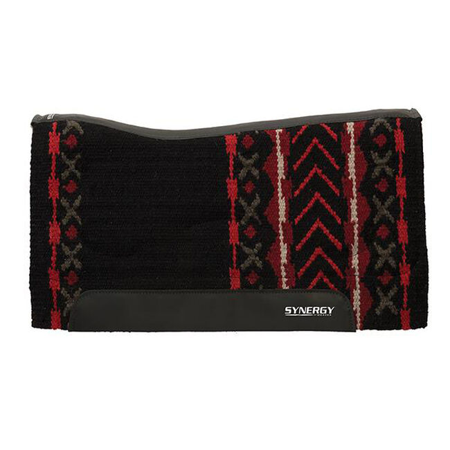 Weaver Equine Synergy Contoured Performance Saddle Pad with Wool Blend Felt Liner image number null
