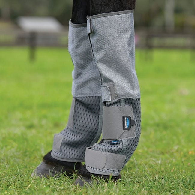 WeatherBeeta ComFiTec Hexi Shield Fly Wraps - Grey/Silver image number null