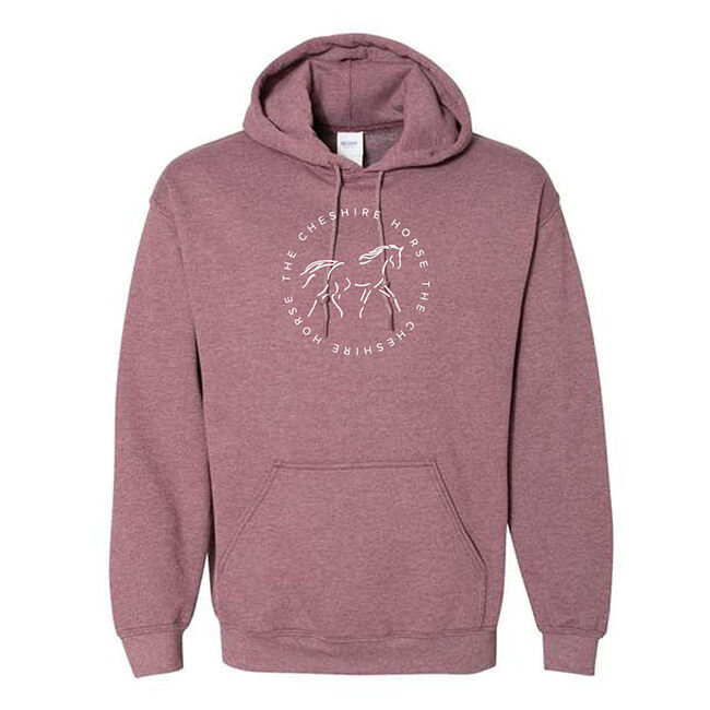 The Cheshire Horse Adult Round Logo Hoodie image number null