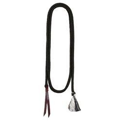 Double Diamond Poly Dacron Double Braid Rope Lead Black, 15 ft