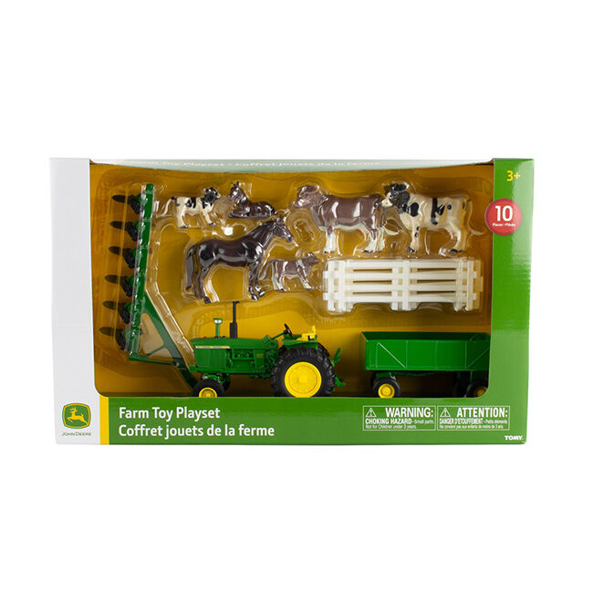 ERTL John Deere 1:32 Scale Farm Toy Playset image number null