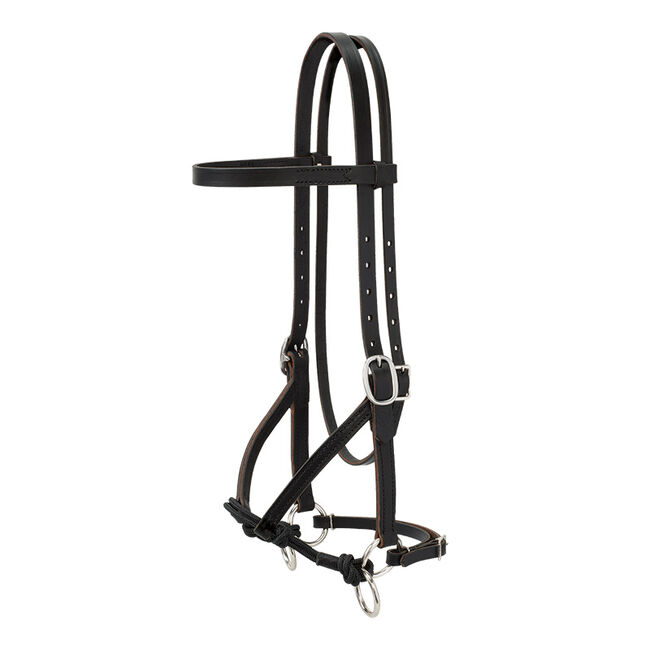 Weaver Equine Justin Dunn Oiled Bitless Bridle image number null