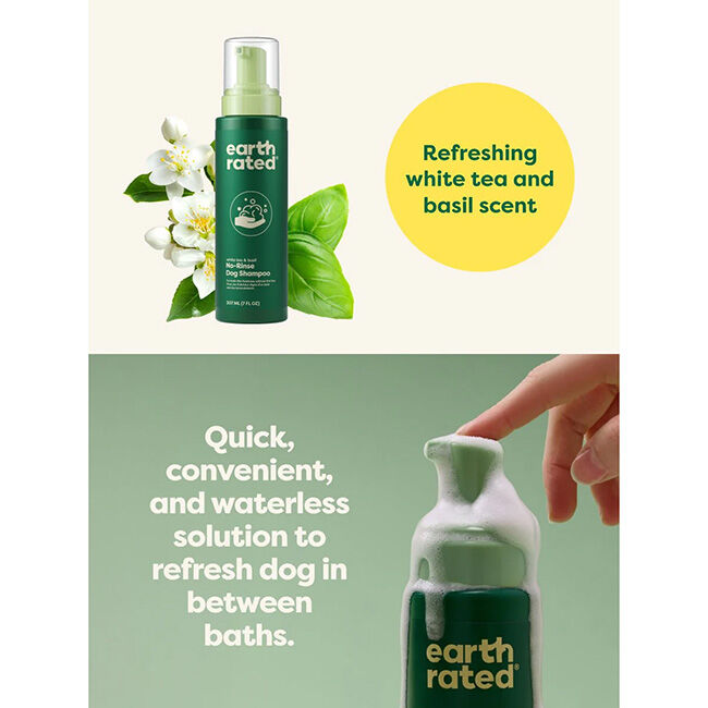Earth Rated No-Rinse Dog Shampoo - 7 oz image number null