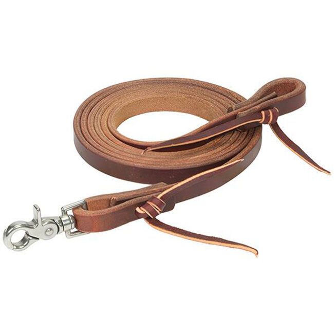 Weaver Equine Working Tack Heavy Harness Roper Reins with Scissor Snap & Water Loops image number null