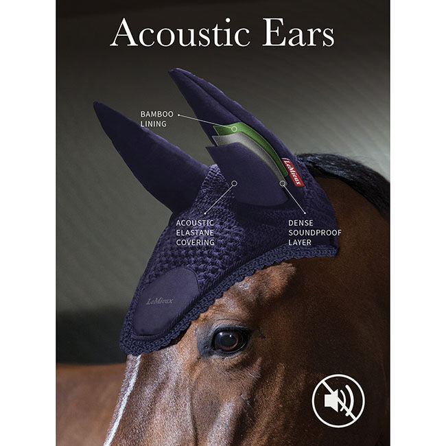 LeMieux Essence Acoustic Ear Bonnet - Damson image number null