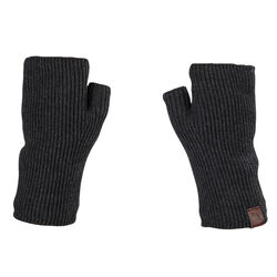Back on Track Ash Knitted Wrist Gaiters - Dark Grey