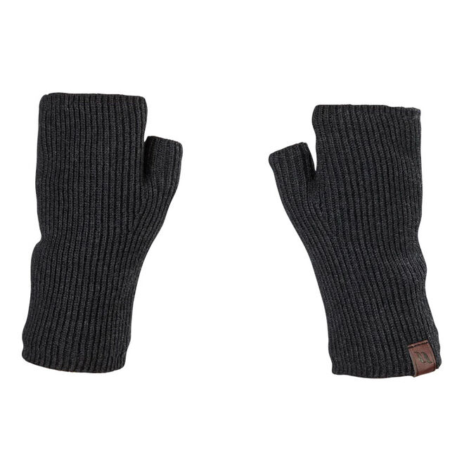 Back on Track Ash Knitted Wrist Gaiters - Dark Grey image number null