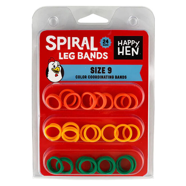 Happy Hen Spiral Leg Bands  image number null