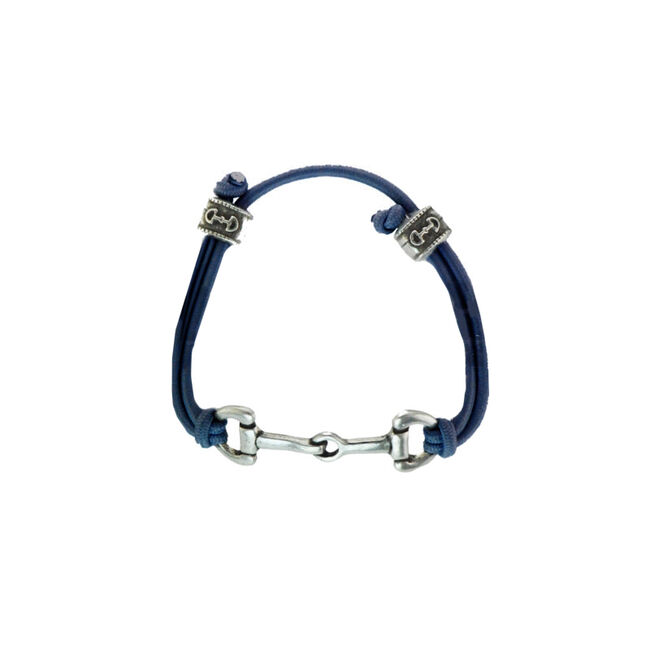 Barbary Bungee Bracelet - Snaffle Bit - Retro Silver image number null