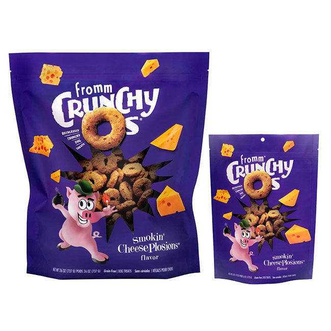 Fromm Crunchy O's Dog Treats - Smokin' CheesePlosions image number null