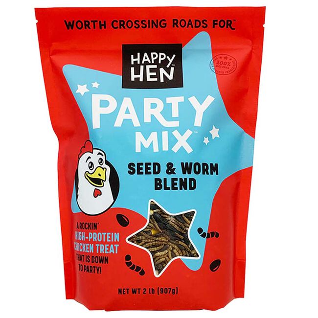 Happy Hen Party Mix - Seed & Mealworm Blend image number null