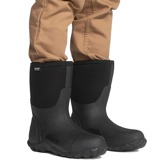BOGS Men's Classic Mid Insulated Waterproof Boots - Black image number null
