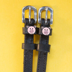 Dreamers & Schemers Spur Straps - Piggy