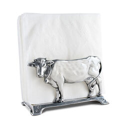 Arthur Court Napkin Holder - Cow