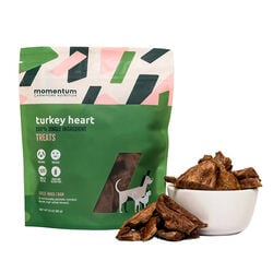 Momentum Carnivore Nutrition Dog Treats - Turkey Heart - 3 oz