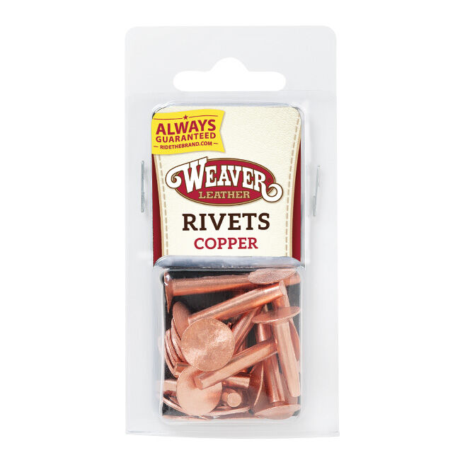 Weaver Leather Supply Assorted Copper Rivets & Burrs - 12-Count image number null