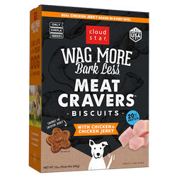 Wag More Bark Less Meat Cravers Biscuits with Chicken & Chicken Jerky