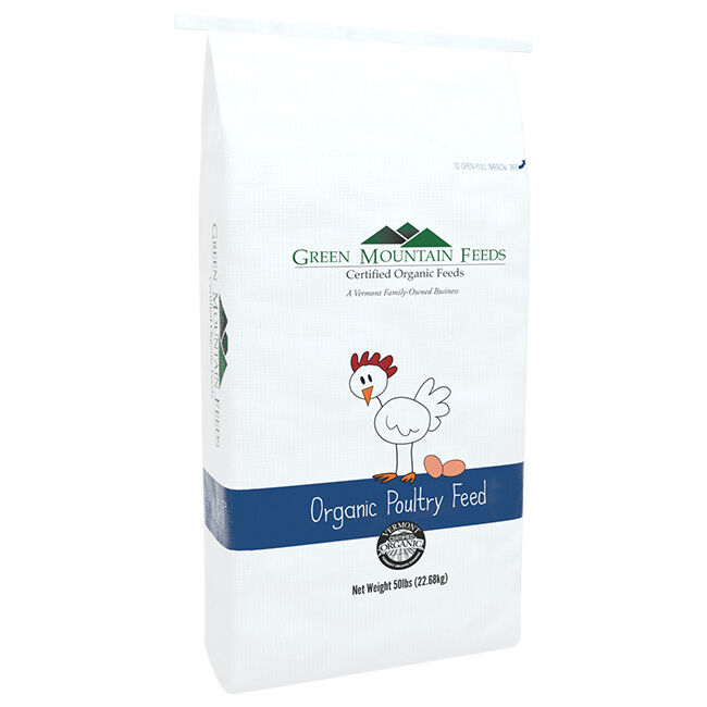 Green Mountain Feeds Organic 21% Chick Starter Mash - 50 lb image number null