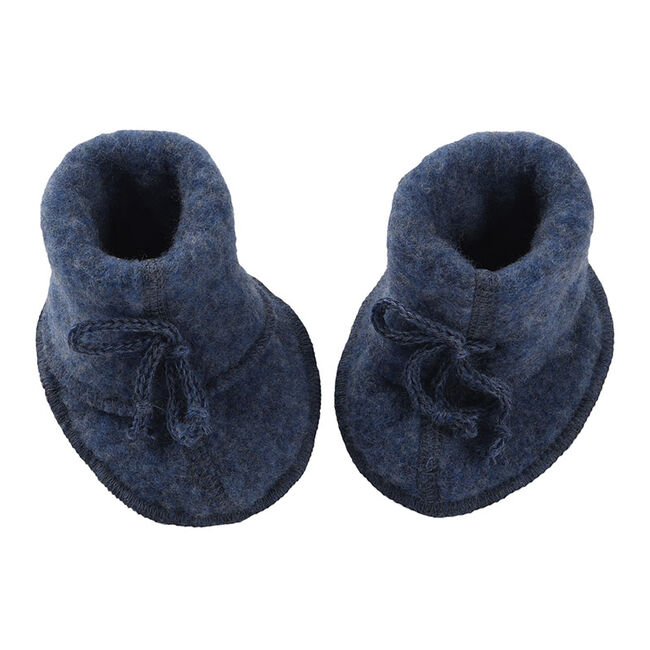 Engel Wool Baby Booties - Blue image number null