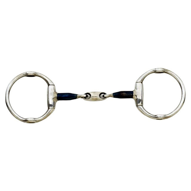 Centaur Blue Steel Oval Peanut Cheltenham Gag Bit image number null