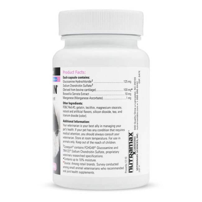 Nutramax Laboratories Cosequin for Cats Maximum Strength PLUS Boswellia - 60 Sprinkle Capsules image number null