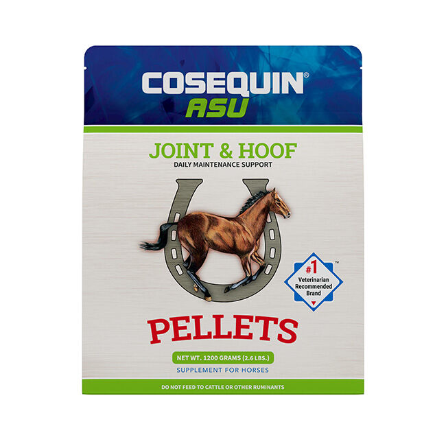 Nutramax Laboratories Cosequin ASU Joint & Hoof Pellets Joint Health Supplement for Horses - Pellets with Glucosamine, Chondroitin, MSM & Biotin image number null