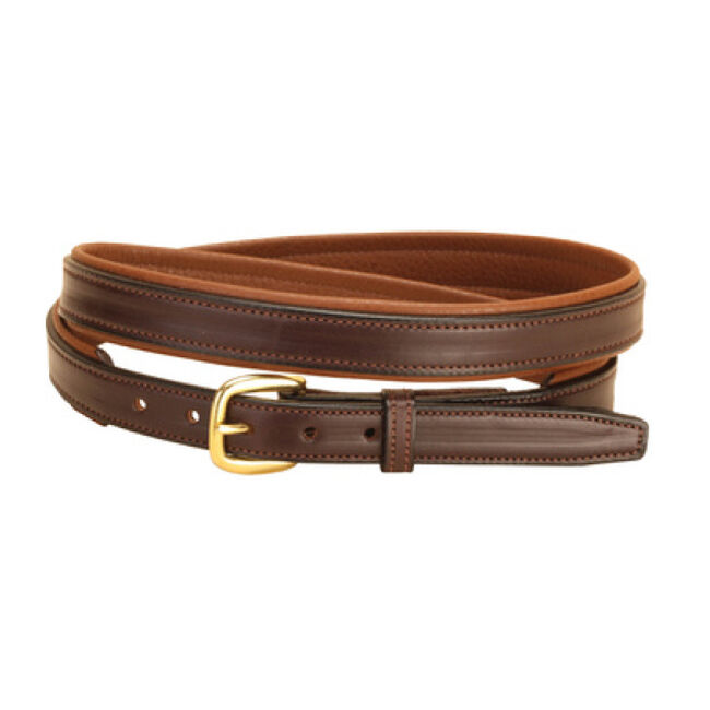 Tory Leather 3/4" Classic Padded Bridle Leather Belt image number null