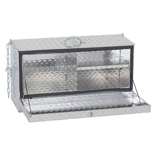 Weaver Livestock Mini Deep Hanging Showbox - Aluminum Treadplate image number null