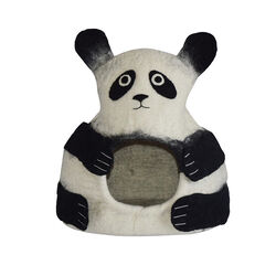 Dharma Dog Kharma Cat Wool Pet Cave Panda Cat Bed