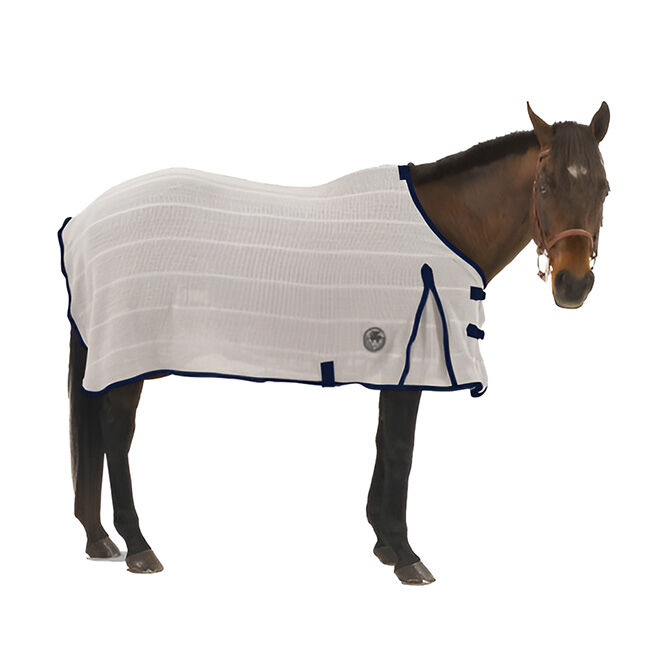 Centaur Irish Knit Sheet - Natural/Navy image number null