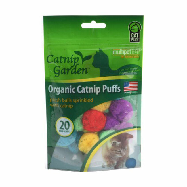 Multipet Catnip Garden Organic Catnip Puffs image number null