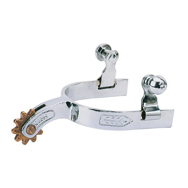 Weaver Children's Spurs with Engraved Band image number null